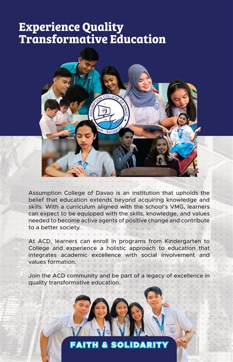 acd olsis|Assumption College of Davao – Quality Transformative Education .